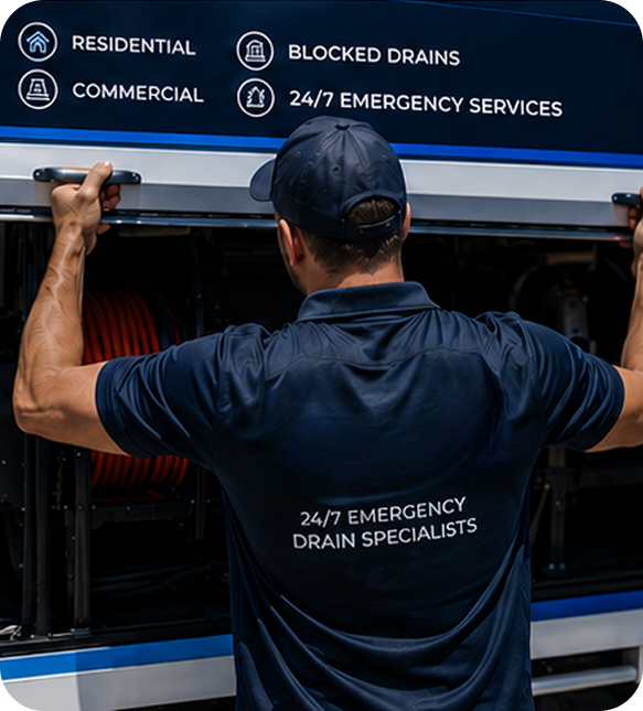 Licensed blocked drain plumber servicing a Blacktown home